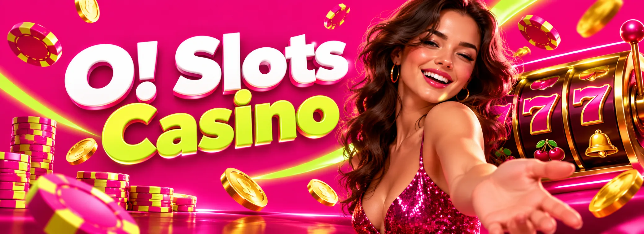 Баннер O! Slots Casino с приветственным бонусом 50 000 сом и оплатой через O!Bank